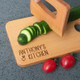 Engraved Wooden Kids Knife and Cutting Board
