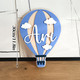 Personalized Hot Air Balloon Nameplate Hot Air Balloon Custom Sign