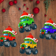Custom Truck Christmas Ornament 2025, Personalized 2D Flat Monster Truck Christmas Ornament