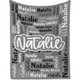 Custom Blanket Personalized Name Blanket Christmas Customized Gifts
