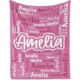 Custom Blanket Personalized Name Blanket Christmas Customized Gifts