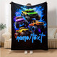 Customizable Monster Truck Flannel Blanket