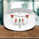 Personalized First Christmas Family Plate
