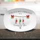 Personalized First Christmas Family Plate