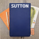 Personalised Golf Scorecard Holder: Custom Name
