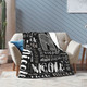 Custom Name Throw Blanket - Personalized Girls and Boys Blanket