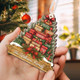 Family Christmas Ornament 2025, Personalized Stacked Gifts Family Ornament