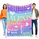 Custom Blanket Personalized Name Blanket Custom Blanket