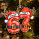 Six Seven 67 Meme Custom Name Christmas Ornament