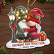 Custom Gnome Acrylic Ornament - Personalized Anniversary Christmas Wedding Gifts