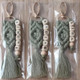 Custom Macrame Name Keychain, Personalized Boho Bag Charm