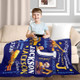 Personalized Excavator Name Blanket for Kids a?? Custom Construction Truck Blanket