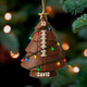 Football Christmas Decor With Name & Number Football Christmas Ornament