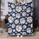 Custom Baseball Text Printed Fleece Blanket - Perfect for All Seasons