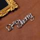 Personalized Heart-Shaped Keychains, Custom Name Keychains