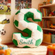 Personalized Soccer Ball Letter Pillow Custom Initial Pillow with name