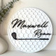 Personalized Golf Ball Name Sign for Golf Theme Room Sports