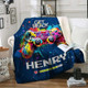 Personalized Color Ink Get Ready Gamepad Blanket