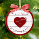 The Year I Found My Missing Piece, Custom Couple Christmas 2025 Ornament