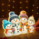 Snowman Grandma, Grandpa, Grandparents and Grandkids Personalized Light Box