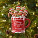 Personalized Gingerbread Family Ornament, Custom Christmas Mug Keepsake
