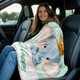 Elephant Blanket-Lightweight Flannel Home Furnishings Bedding Blanket