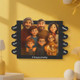 Engraved Cartoon Photo Frame: Personalized Pixar-Style Family Gift