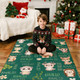 Personalized Multicolor Cute Forest Animal Soft Throw Blanket