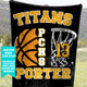 Personalized Basketball Blanket, Senior 2026 Custom Basketball Team Soft Fleece Throw