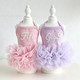 Custom Pet Tutu Dress with Name, Personalized Dog Summer Apparel