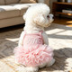 Custom Pet Tutu Dress with Name, Personalized Dog Summer Apparel