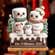 Personalized Christmas Ornament - Custom Family Name & Year