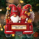 Gnomes Couple Growing Old Together - Personalized Custom Shaped Acrylic Ornament