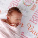 Baby Blanket - Baby Girl Blanket - Personalized Baby Blanket