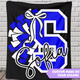 Custom Cheerleading Blanket Personalized with Cheerleaders Name