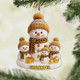 Personalized Snowman Grandma & Grandkids Ornament