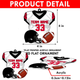 Personalized American Football Uniform 2D Flat Ornament NOT 3D