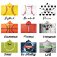 Hooded Fleece Blanket - Softball  Football Basketball Baseball Soccer