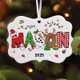 Personalized Christmas Kids Ornaments, Custom Kids Name