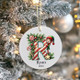 Personalized initial ornament, Custom Letter ornament