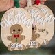 Babya??s First Christmas Ornament 2025, Personalized Gingerbread Ornament
