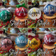 Personalized Glitter Christmas Ornaments