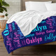 Custom Name Blanket - Personalized Blanket