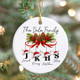 Custom Family Christmas Ornament, Personalized Name Ornament
