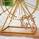 Personalized family Ferris wheel, family name hanging ornament with name
