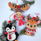 PERSONALIZED REINDEER ornament, personalized Reindeer