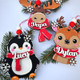 PERSONALIZED REINDEER ornament, personalized Reindeer