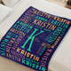 Personalized Polyester Blanket - Custom Name Blanket