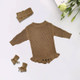 Personalized Embroidered Baby Romper, Baby Name Ruffle Romper
