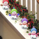 2D Flat, Personalized Name/Text Christmas Ornaments